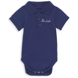 Great condition, Maison Labiche collared onesie “the dude” polo bodysuit
